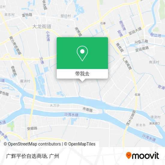 广辉平价自选商场地图