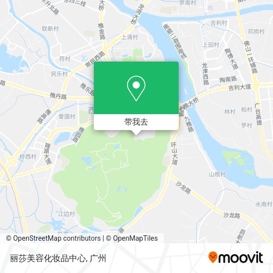 丽莎美容化妆品中心地图