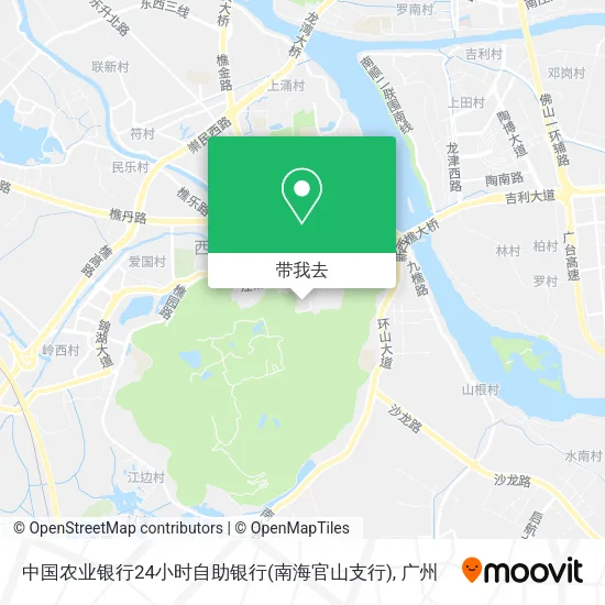 中国农业银行24小时自助银行(南海官山支行)地图