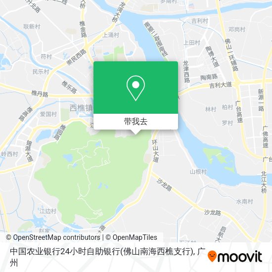 中国农业银行24小时自助银行(佛山南海西樵支行)地图
