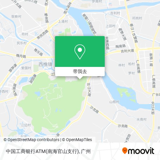 中国工商银行ATM(南海官山支行)地图
