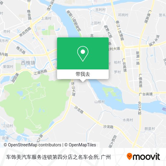 车饰美汽车服务连锁第四分店之名车会所地图