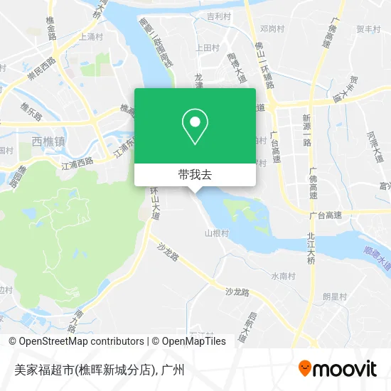 美家福超市(樵晖新城分店)地图
