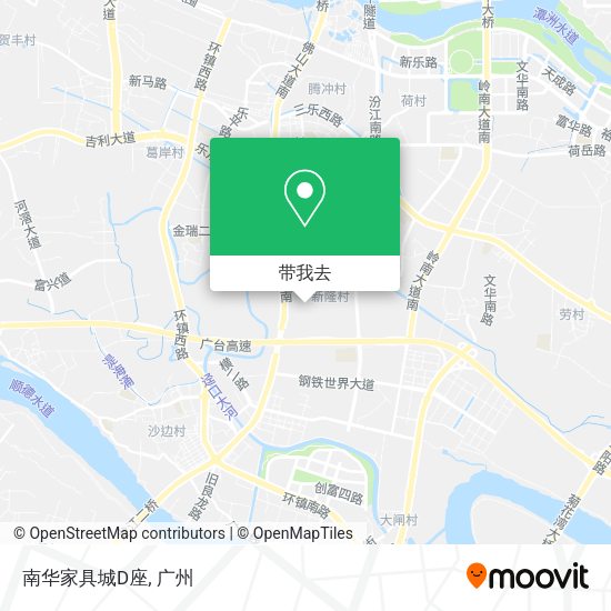 南华家具城D座地图