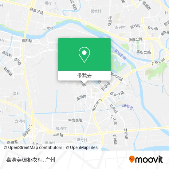 嘉浩美橱柜衣柜地图