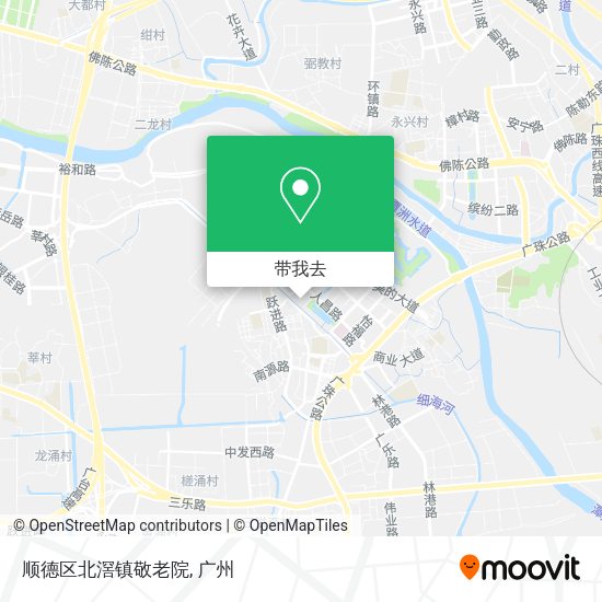 顺德区北滘镇敬老院地图