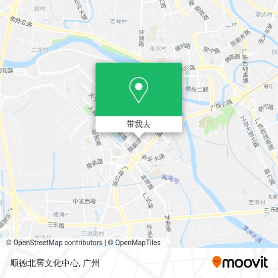 顺德北窖文化中心地图