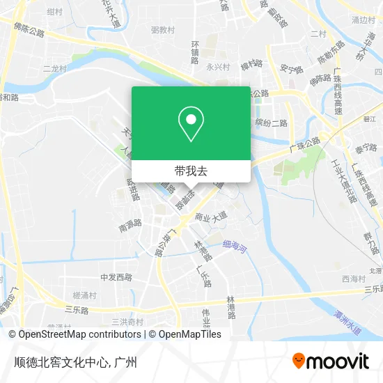 顺德北窖文化中心地图