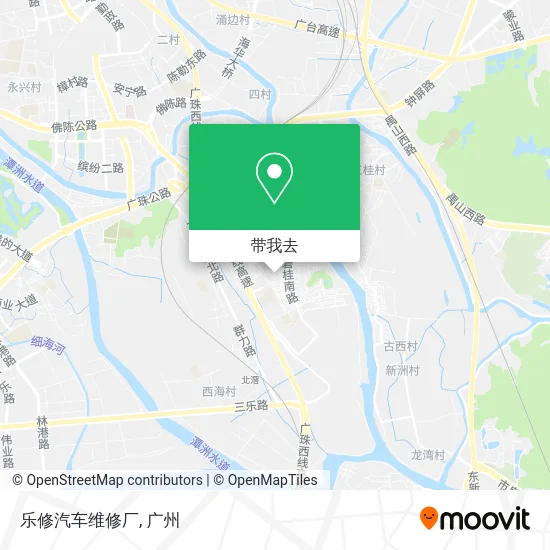 乐修汽车维修厂地图