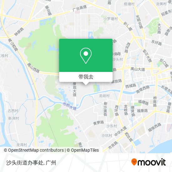 沙头街道办事处地图