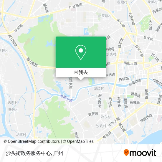 沙头街政务服务中心地图