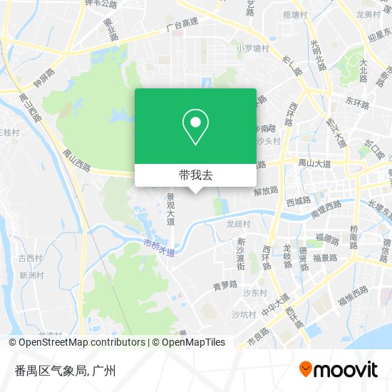 番禺区气象局地图
