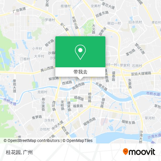 桂花园地图