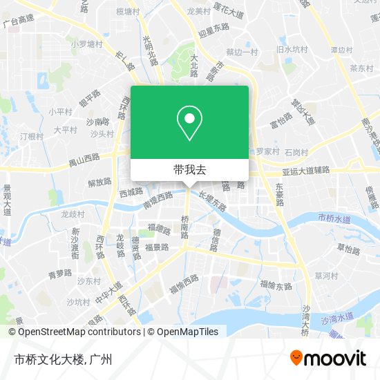 市桥文化大楼地图