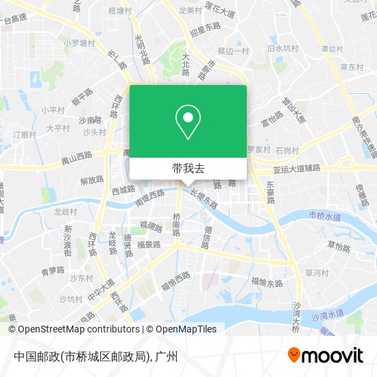 中国邮政(市桥城区邮政局)地图