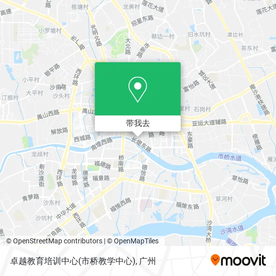 卓越教育培训中心(市桥教学中心)地图