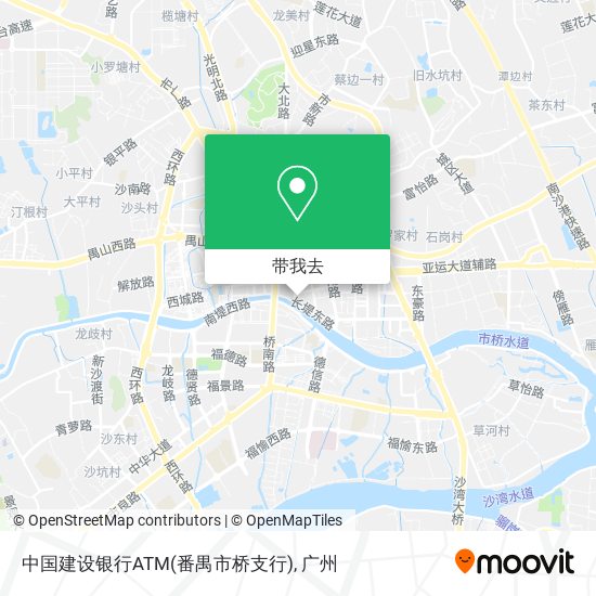 中国建设银行ATM(番禺市桥支行)地图