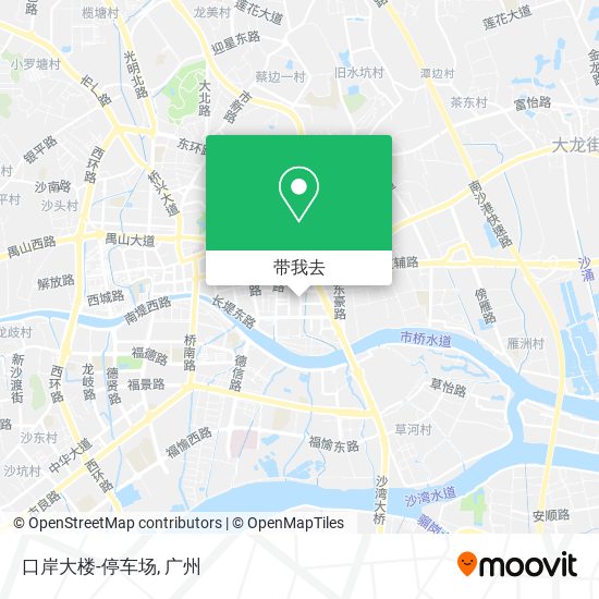 口岸大楼-停车场地图