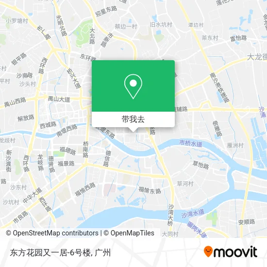 东方花园又一居-6号楼地图