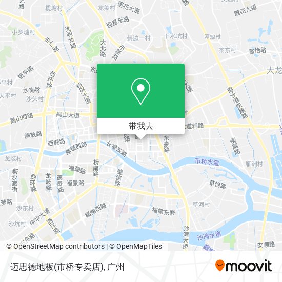 迈思德地板(市桥专卖店)地图
