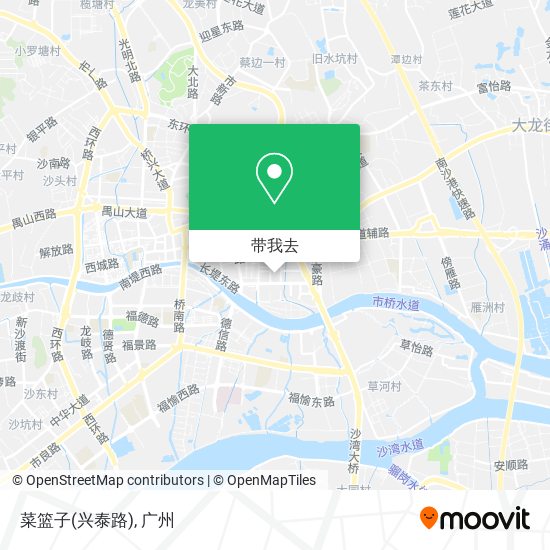 菜篮子(兴泰路)地图