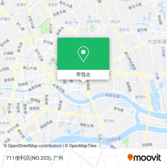 711便利店(NO.203)地图