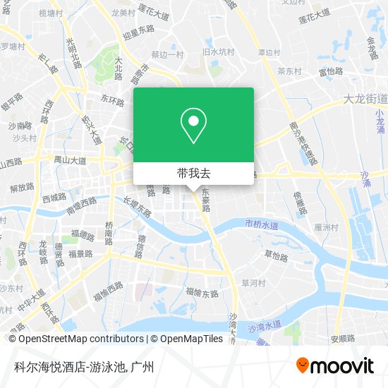 科尔海悦酒店-游泳池地图