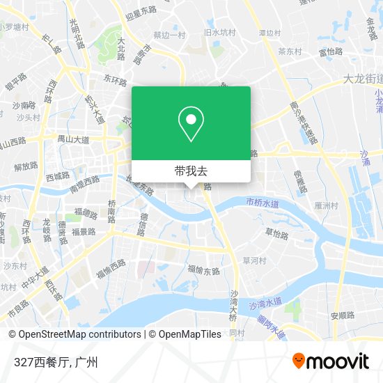 327西餐厅地图