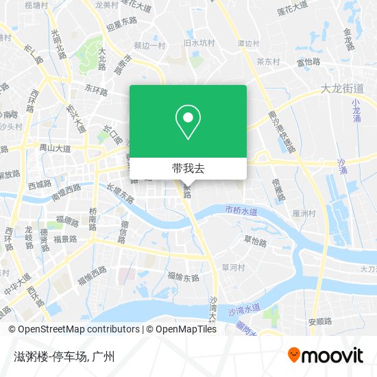 滋粥楼-停车场地图