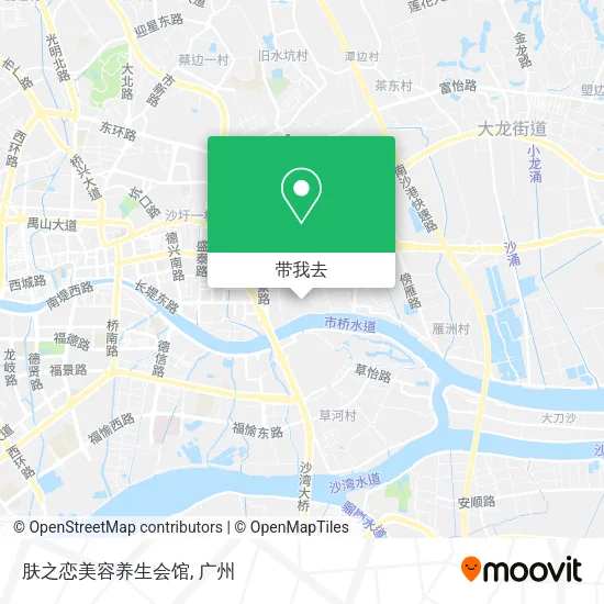 肤之恋美容养生会馆地图