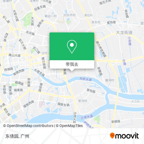 东倩园地图