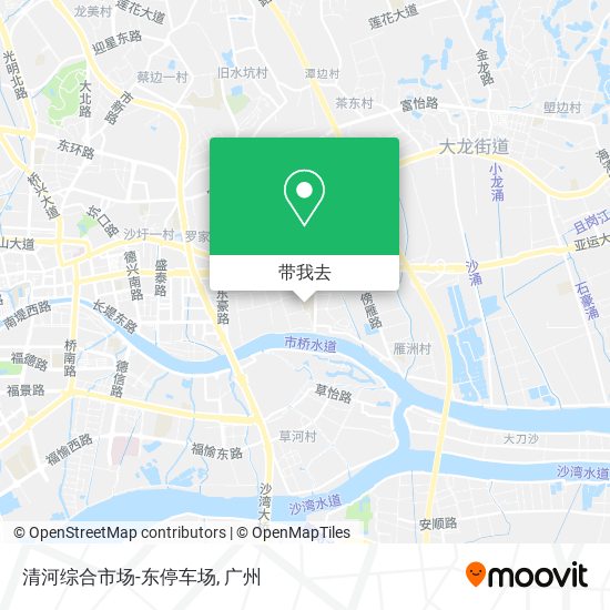 清河综合市场-东停车场地图