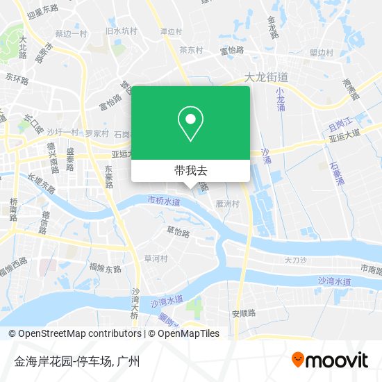 金海岸花园-停车场地图