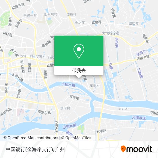 中国银行(金海岸支行)地图