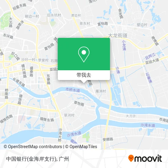 中国银行(金海岸支行)地图