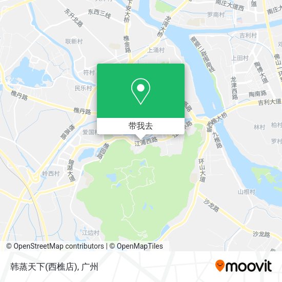 韩蒸天下(西樵店)地图
