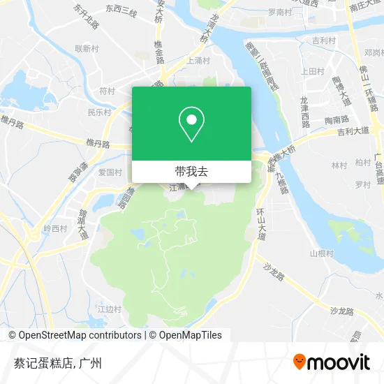 蔡记蛋糕店地图