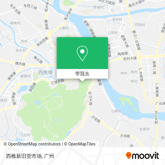 西樵新旧货市场地图