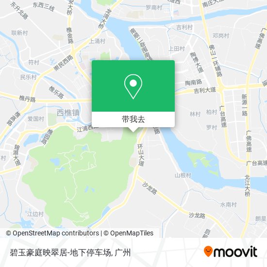 碧玉豪庭映翠居-地下停车场地图