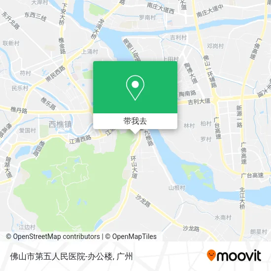 佛山市第五人民医院-办公楼地图