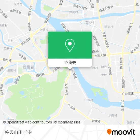 樵园山庄地图