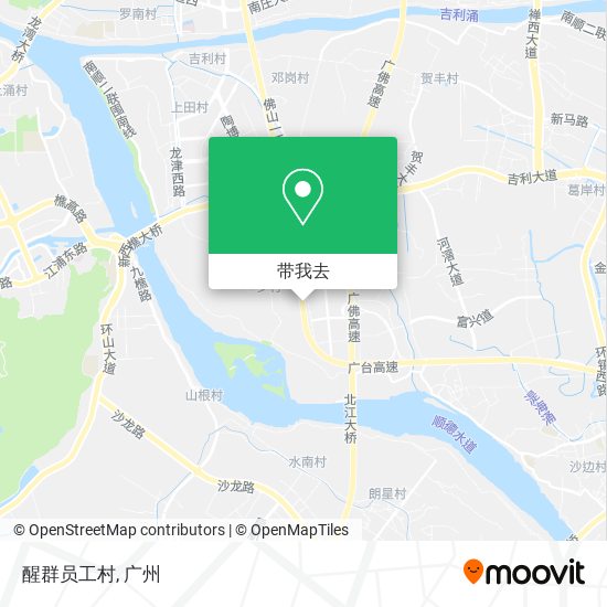 醒群员工村地图
