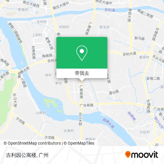 吉利园公寓楼地图
