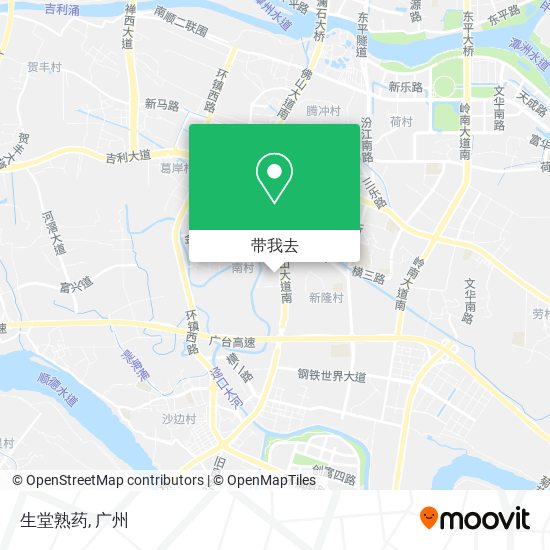 生堂熟药地图