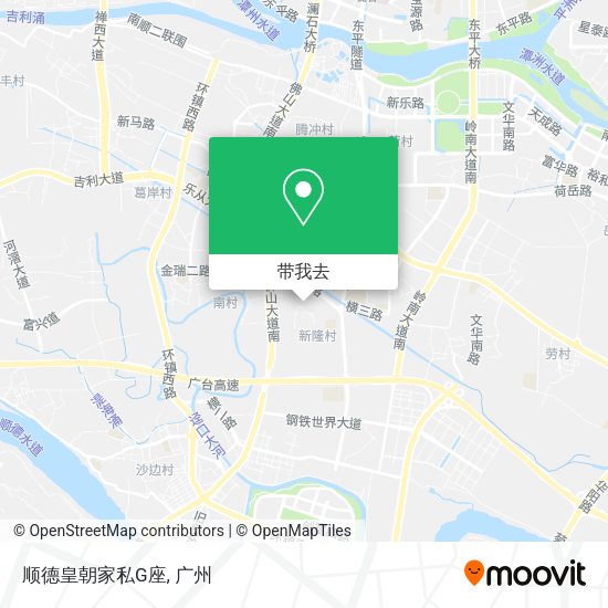 顺德皇朝家私G座地图