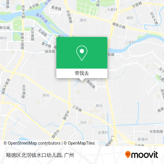 顺德区北滘镇水口幼儿园地图