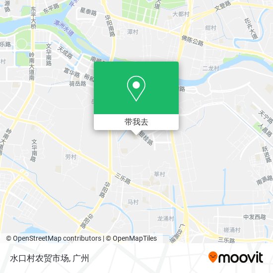 水口村农贸市场地图