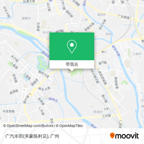 广汽丰田(禾豪陈村店)地图