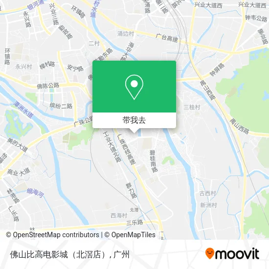 佛山比高电影城（北滘店）地图
