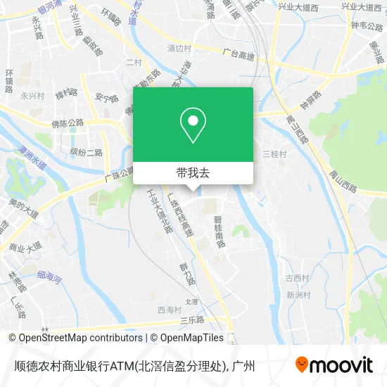 顺德农村商业银行ATM(北滘信盈分理处)地图
